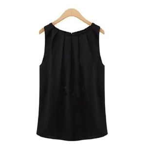 Boutique | Black Sleeveless Dress Tank